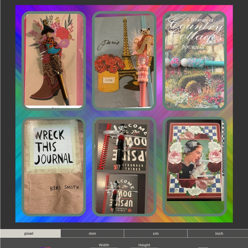 Decorative Journals W/ Hand Crafted Pens. More styles available Price For One